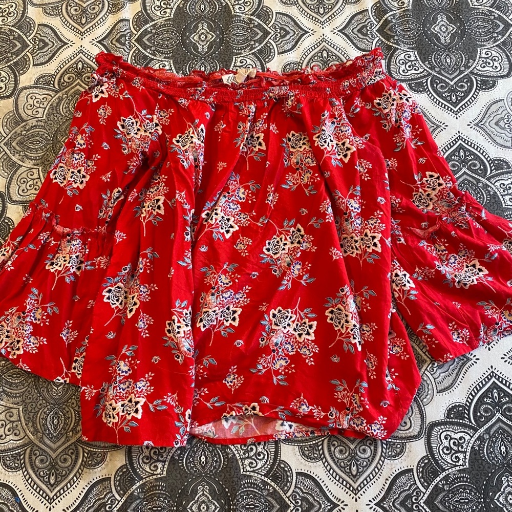 Off the shoulder shirt